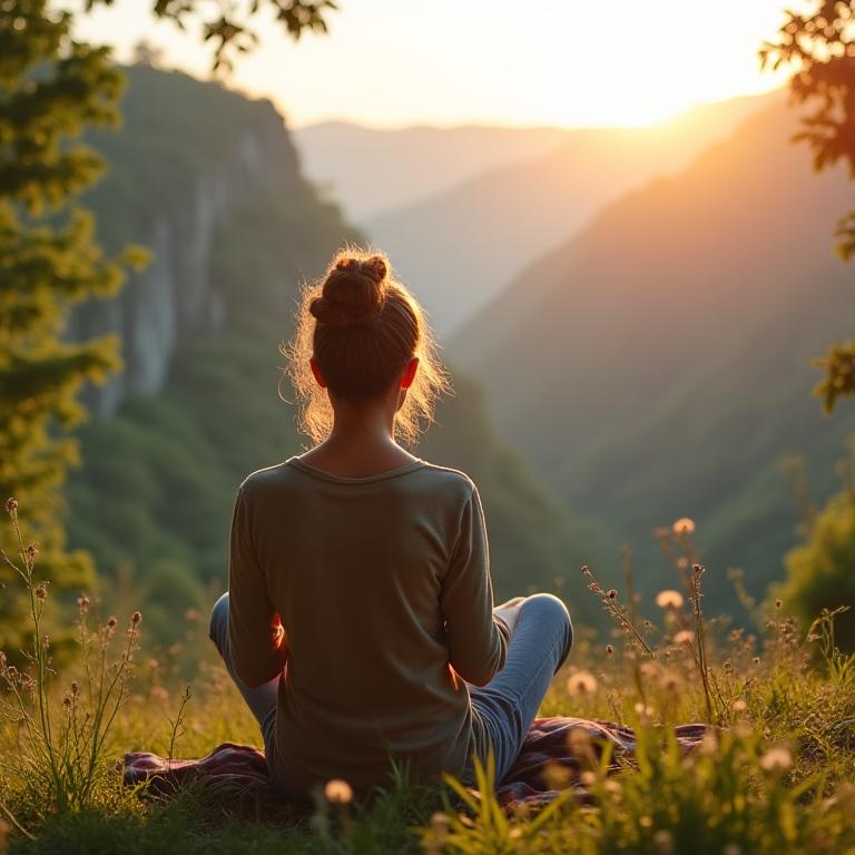 Digital detox and analog wellness practices in nature